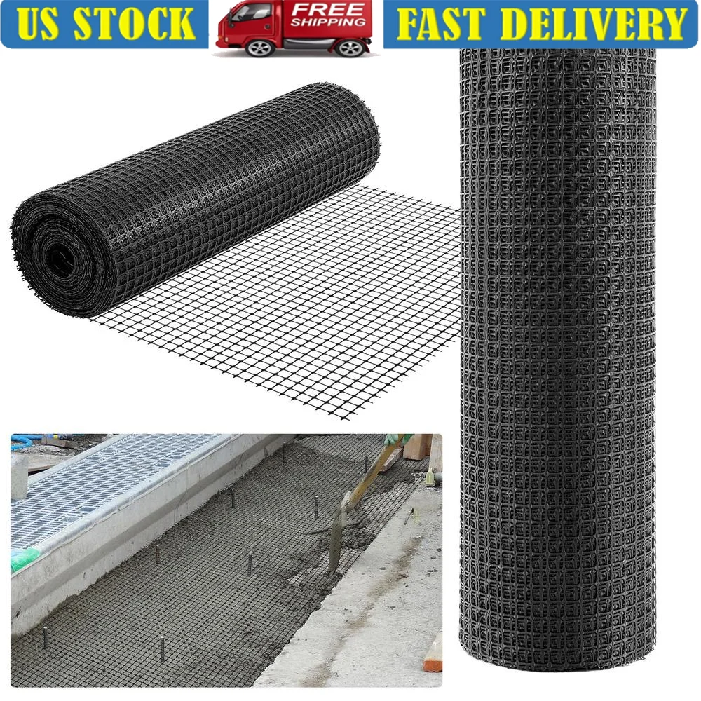 Universeel opritstabilisatierooster 3ft x 164ft Geogrid-wanden tot 1,8 meter Duurzaam bidirectioneel ontwerp Ideale landschapsarchitectuur