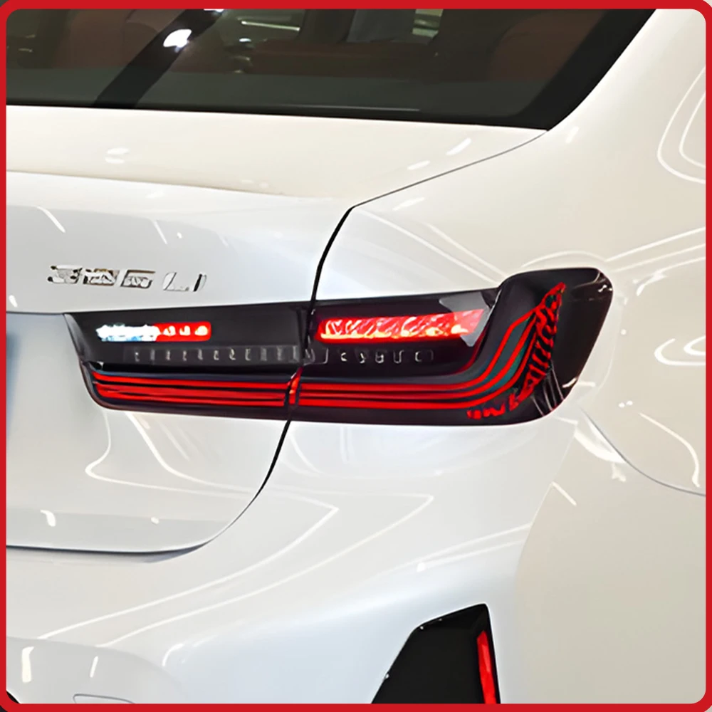 For BMW 3 Series G20 G28 2020-2024 Taillights Assembly Upgrade LED Streamer Turn Signal Light Startup Effect CSL Style