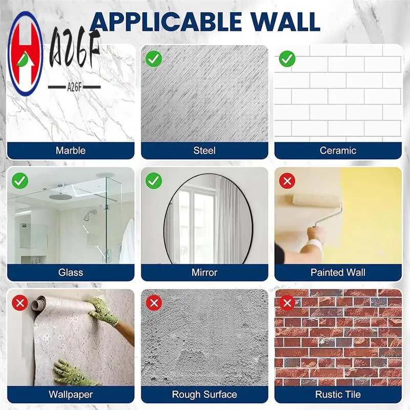 

A26F-3-в-1 Настенный диспенсер и органайзер для душевых насосов для ванной комнаты — можно использовать для шампуня, кондиционера многоразового использования B