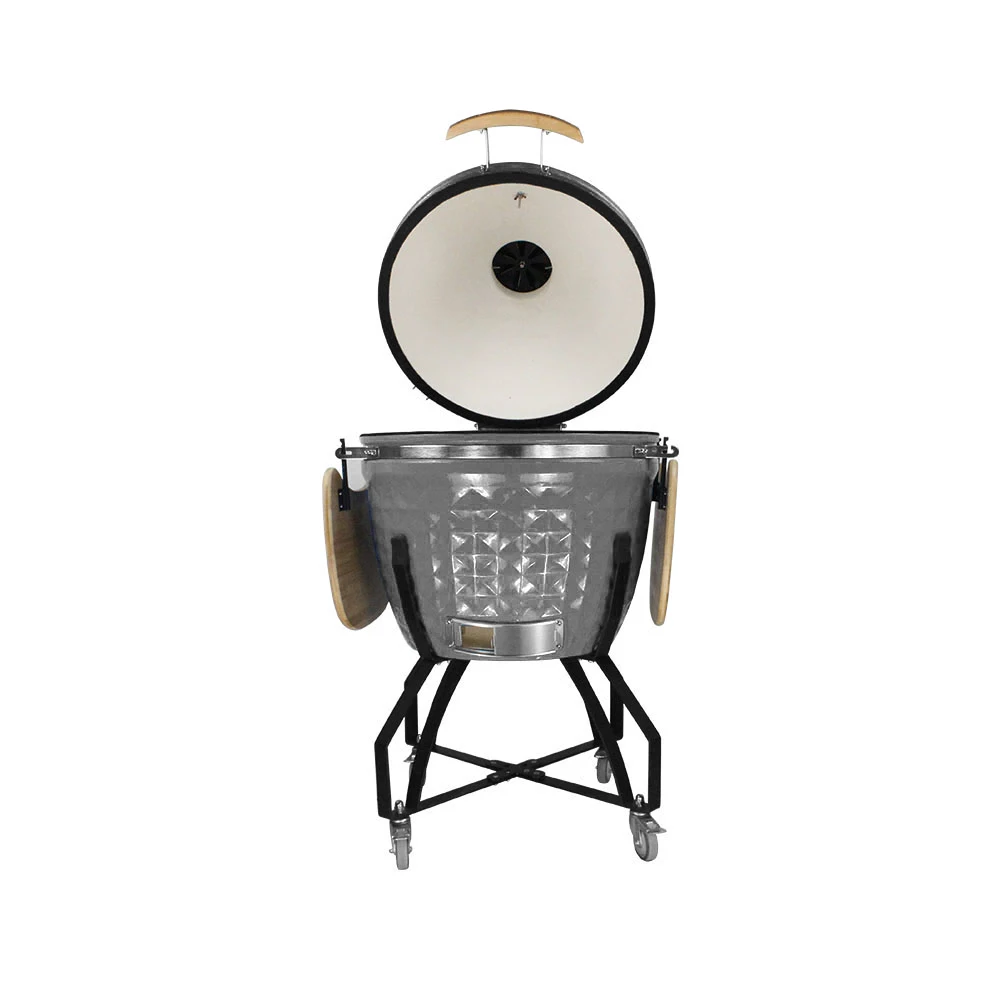 

Auplex XXL кухонный керамический гриль 26/27/29 дюймов открытый садовый барбекю портативный Камадо большой железный металлический кемпинг приготовление пищи дым