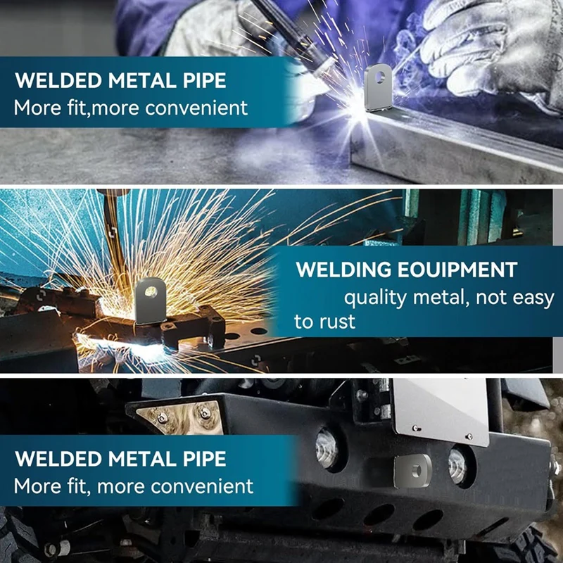 DT16 10 Pcs Weld on Metal Gussets 1