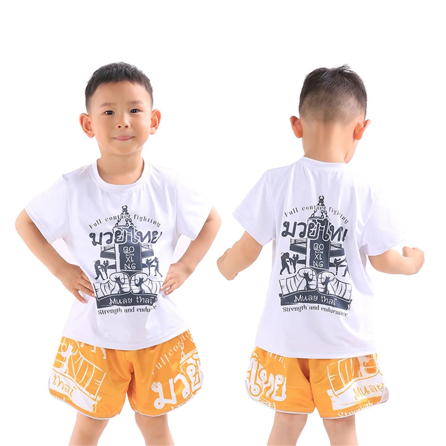 UFC Children‘s Boxing Trunks Soft And Breathable Muay Thai Shorts Kids MMA Fighting Sanda Martial Arts Training Half Pants