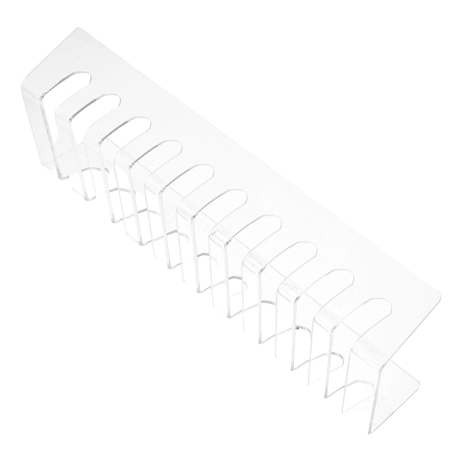

Acrylic Phone Storage Rack Mobile Display Stand Tablet Organizer for Desk Classroom Clear Cell Holder Travel Device Station