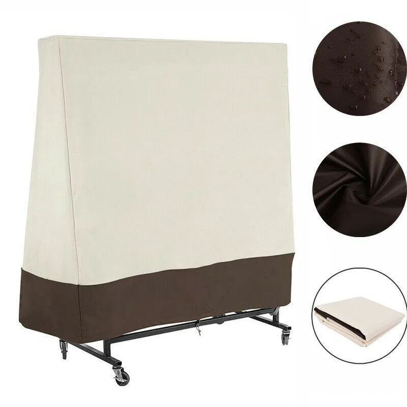 

For Ping Pong Outdoor Table Dust Covers Protector 210D Heavy Duty Waterproof UV Resistant Tennis PingPong Table Storage Cover