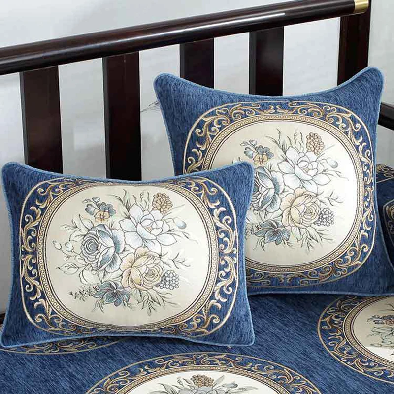 

Chinese Embroidery Fashion Jacquard Cushion Cover 30x50cm 45x45cm Decorative Sofa Pillow Cover Pillow Case Design Cushion Covers