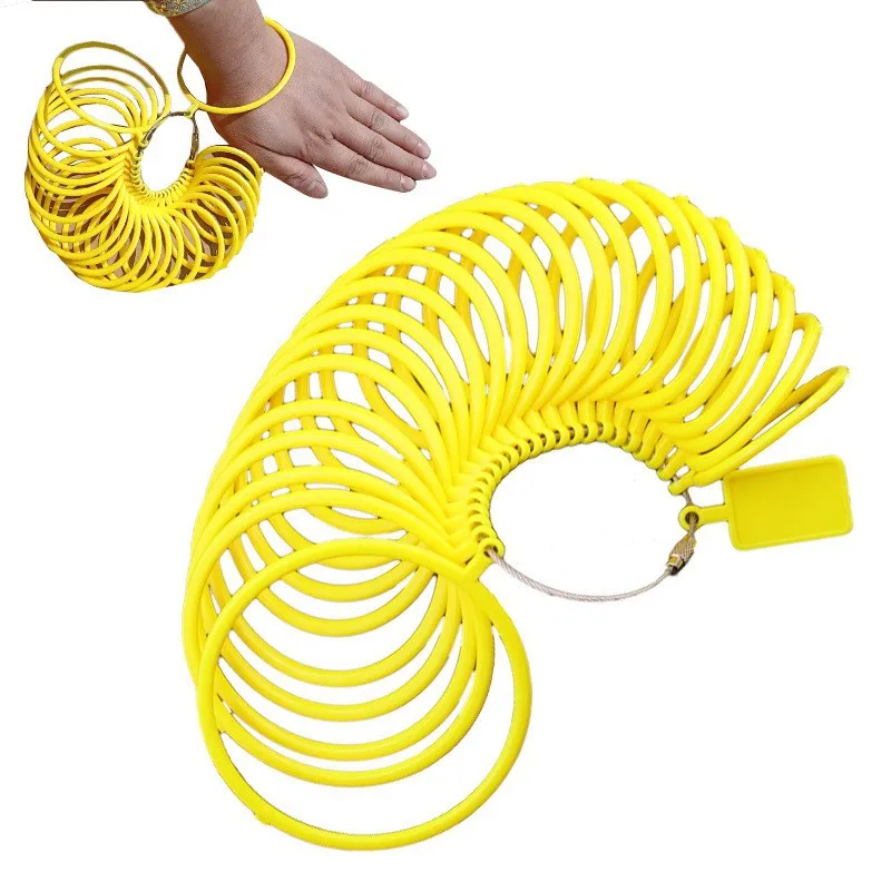 

HR Plastic bracelet Measuring ring Wrist Size Measuring tool Jade bracelet Ring Mouth Size Test band Jewelry tool