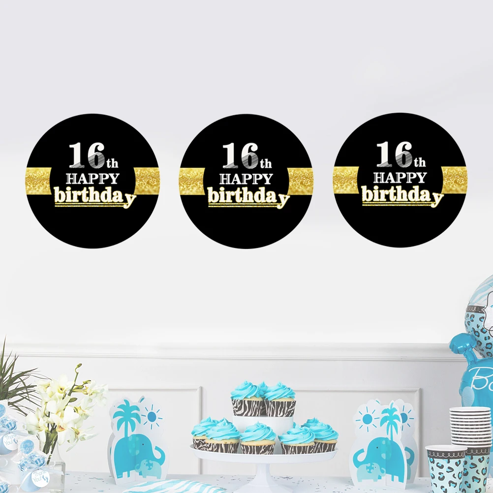 

12 Pcs Sealing Sticker Creative Stickers Party Decoration Birthday Aldult for Beautiful Patterned
