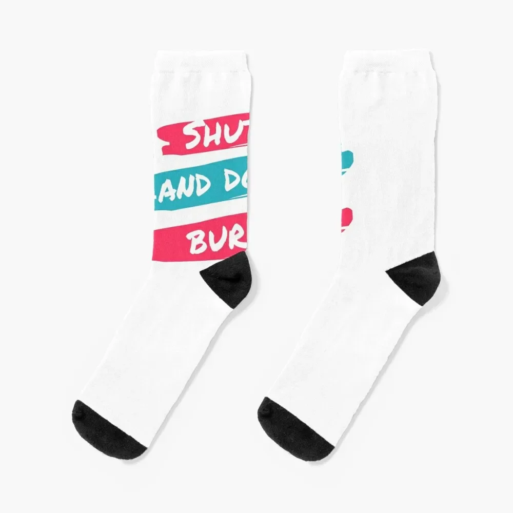 

Shut up and do your burpees Socks Stockings christmass gift funny sock Girl'S Socks Men's