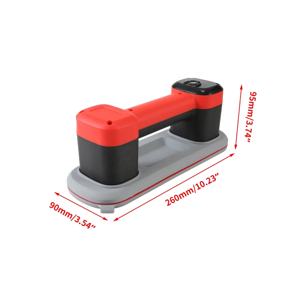 Electric Suction Cup for Narrow Glass Tile Panel Lifting Heavy-Duty Lifter 9cm Suction Cup Type-C Fast Charging 200KG Bearing