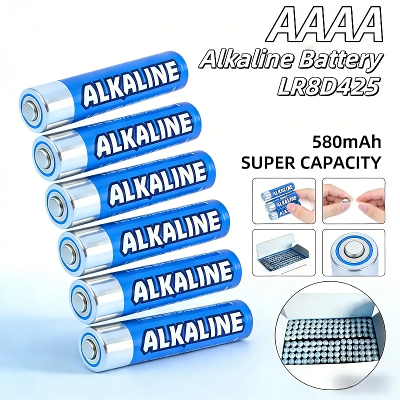 

1.5V AAAA LR8D425 Alkaline Battery High Capacity Long Lasting Dry Cell for Capacitor & Electronic Devices
