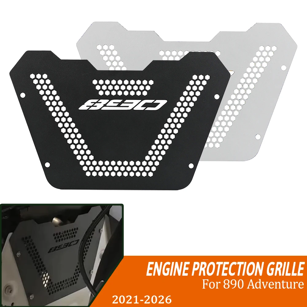 

Motorcycle Accessories Alumimum FOR 890 ADVENTURE/R 2020 2021 890 ADV S 890 ADVENTURE Engine Guard Cover and Protector Crap Flap