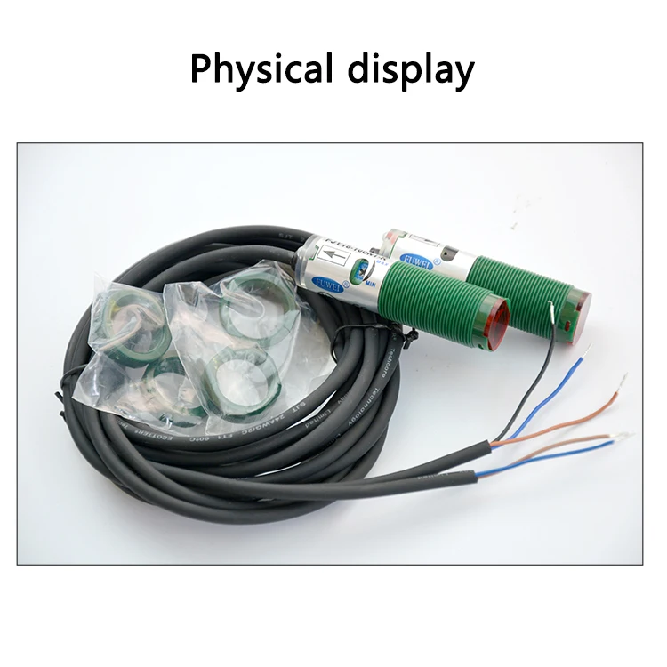FUWEI FJY18-100PT M18 Kleiner Spot-Infrarot-sichtbarer Laser-Durchgangssensor Photoelektrischer Sengsing-Schalter – Detail 6