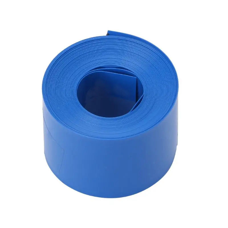 Width 18-75mm Heat Shrink Tubing Li-ion Wrap Cover Skin PVC Shrinkable Film Sleeve for 14500 18650 26650 Lithium Battery