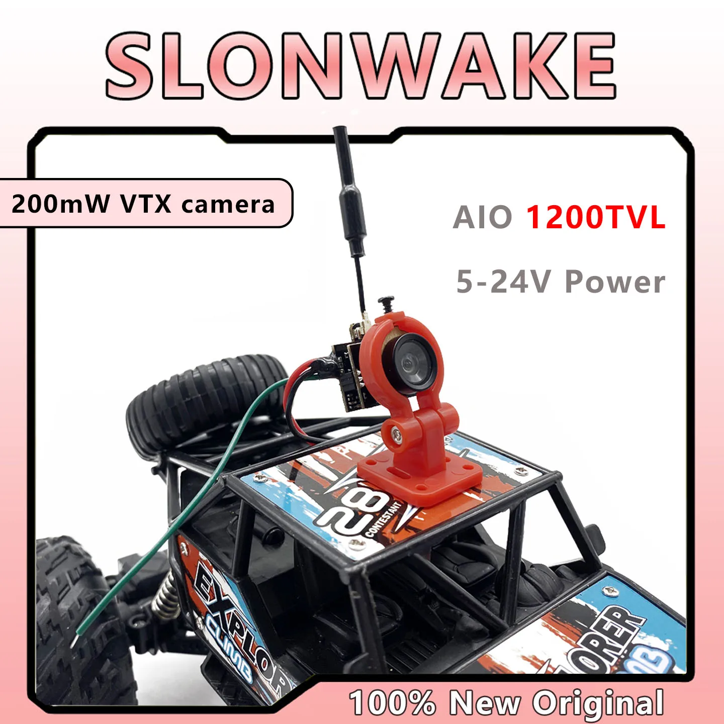 

5,8G 48CH 200 МВт FPV VTX передатчик Raceband CMOS 1200TVL Mini FPV Micro AIO 120 ° Угловая камера поддерживает переворачивание изображения для радиоуправления