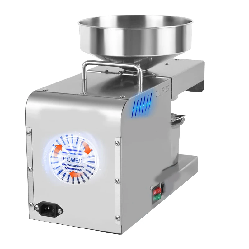 Full Automatic Mini Small Household Home Use Oil Extraction Making Edible Olive Oil Press Machine