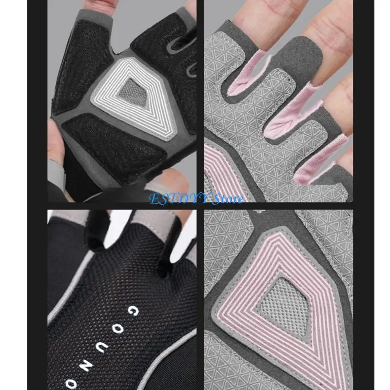 G6DE Half Finger Workout Gloves Gym Gloves Fitness Gloves Sport Gloves Cycling Gloves Breathable Training Gloves for Sports