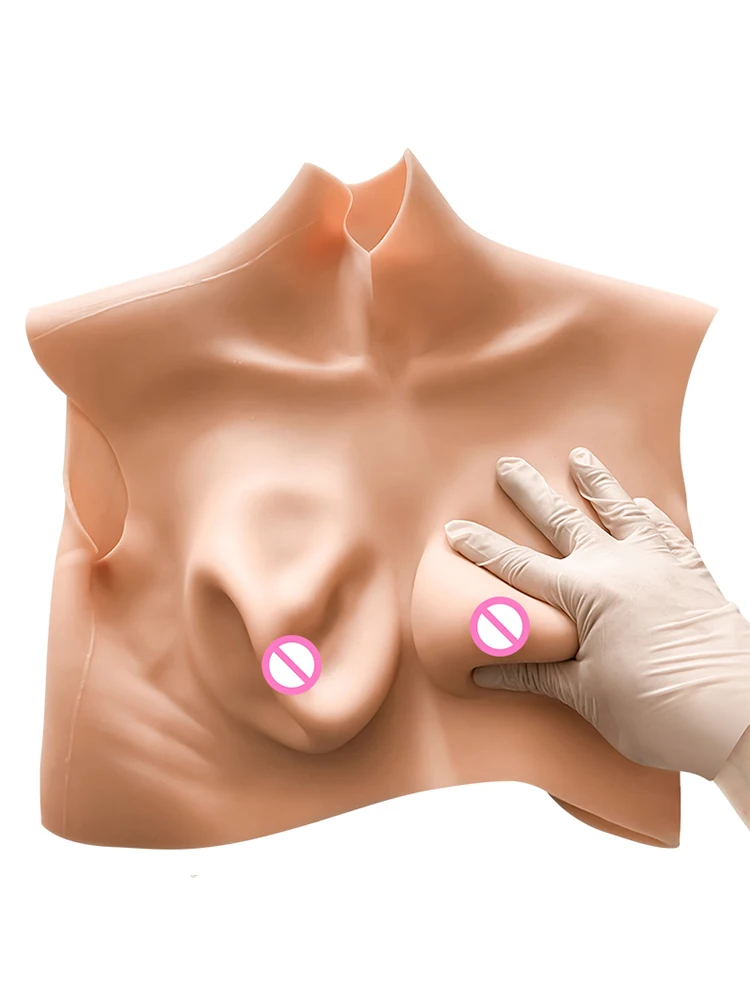 Diy Inflatable Realistic Silicone Crossdressing Huge Fake Breast Forms Boobs For Drag Queen Shemale Crossdress Prothesis