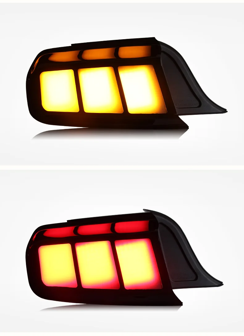 For Ford Mustang 15-19 Car LED Rear lamp Tail Light Taillight Brake Reverse Warning Light Turn signal