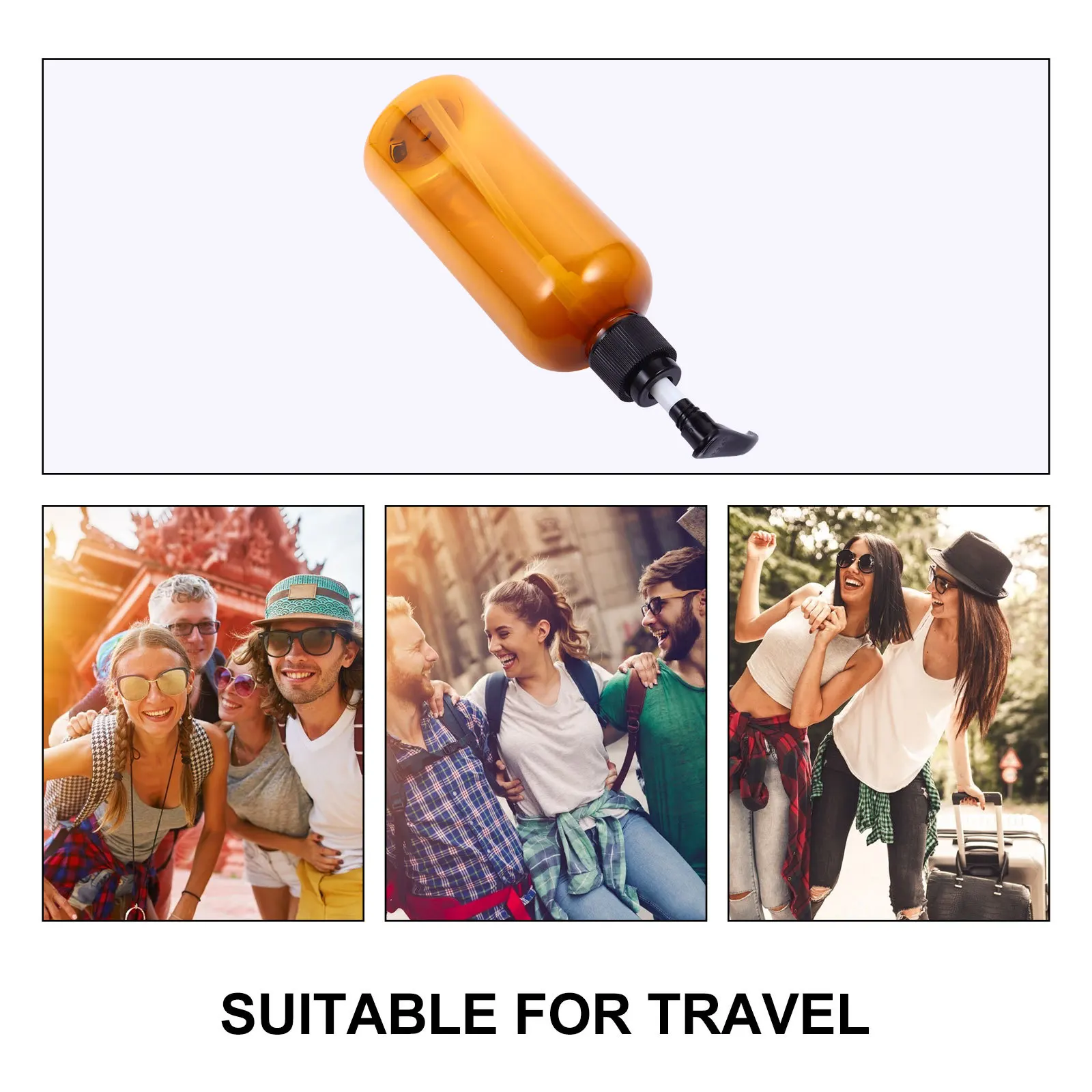 6 قطعة 300 مللي غسول الصحافة زجاجات السفر مستحلب زجاجة إعادة الملء الفرعية حاوية التعبئة والتغليف لموزع الزيت العطري الشامبو #6