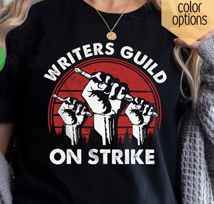 Writers Guild On Strike Wga Shirt Writer'S Strike Shirt, Writers Gift, Pay Write