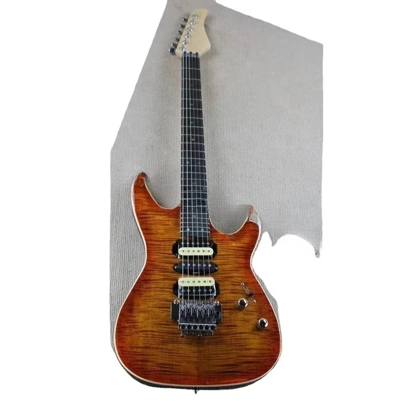 

STLF Weifang 6 String Tremolo Floyd Rose Flamed Maple Electric Guitar