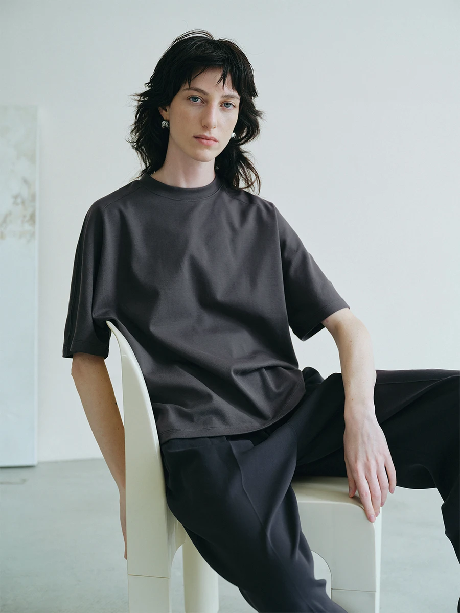 

Футболка MeeMeeLab Original Gentleman Ele round Ne ort Sve, дышащий крутой хлопковый топ Svel