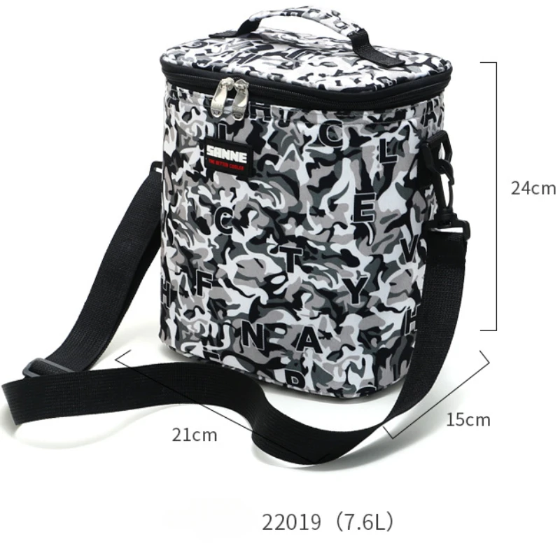 Hike Picnic Cool Bag Portable Insulation Thermal Backpack Folding Storage Drinks Beer Cooler Colorful Climbing Camping Lunch Box