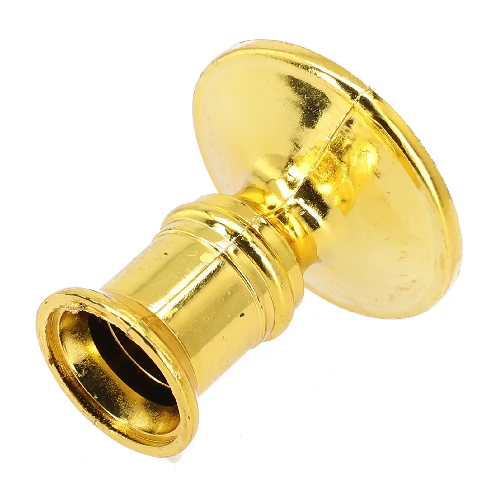 2pcs Gold Taper Candle Holders Candle Base Traditional Fits Standard Candlestick For Wedding Home Table Decoration