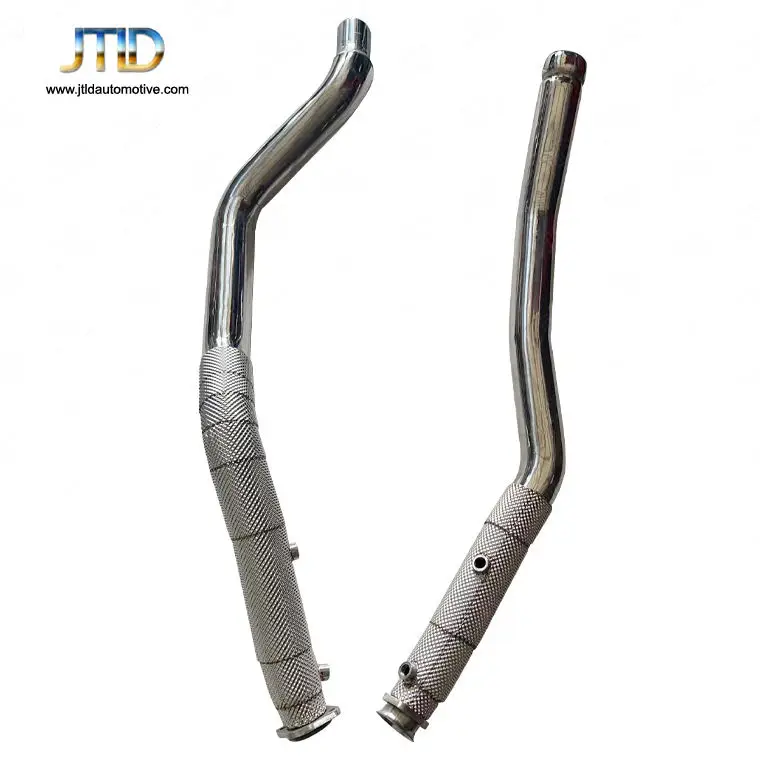 

Heat Shield Downpipe For Mercedes Benz 13-15 AMG GL63 12-15 AMG ML63 12-15 ML63 GL63 GLE63 GLS63 SS304 Decat Exhaust