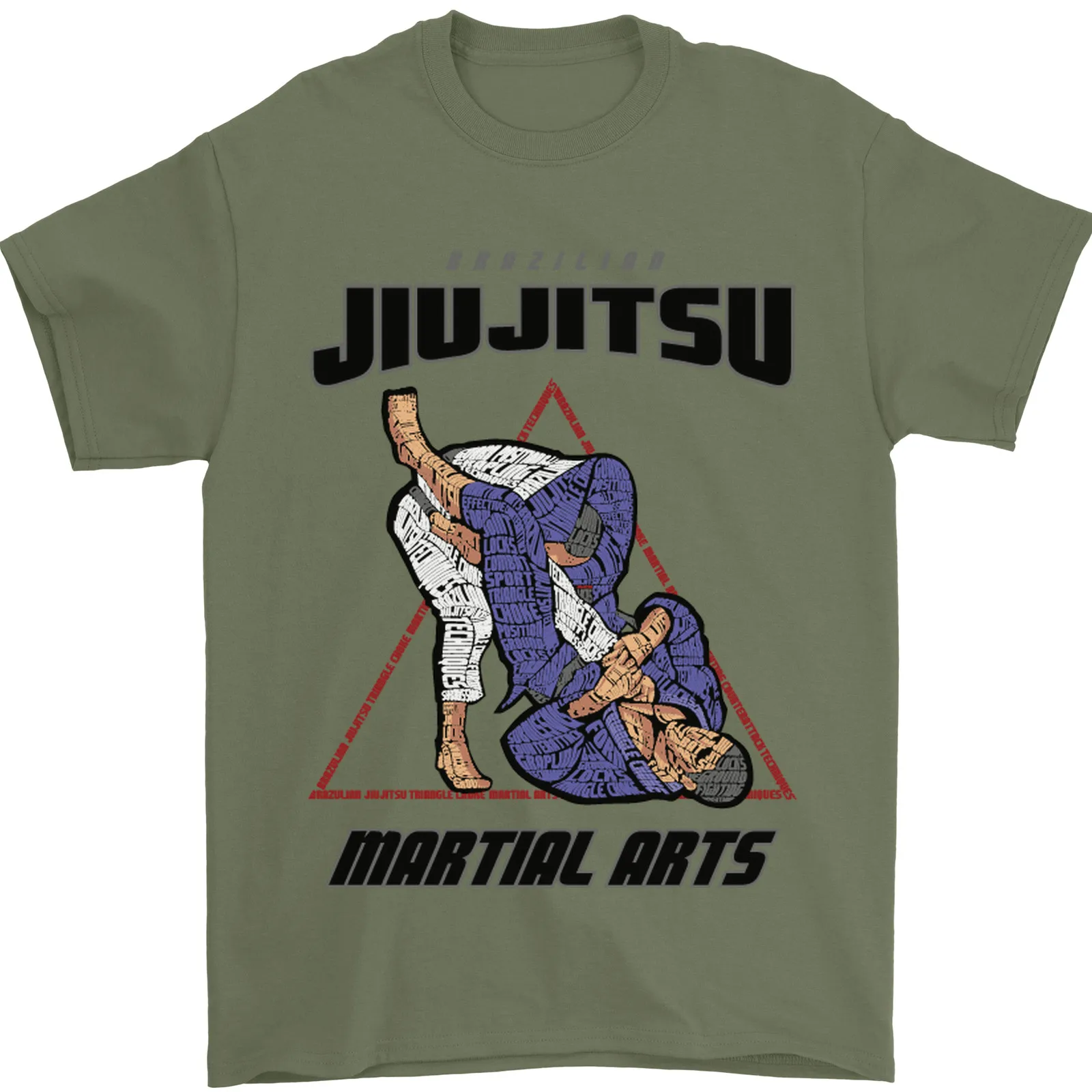 جيو جيتسو كلمة سحابة MMA مختلط فنون الدفاع عن النفس تي شيرت امرأة رجل الصيف موضة عادية القطن الجرافيك تي شيرت الشارع الشهير بلايز المحملة