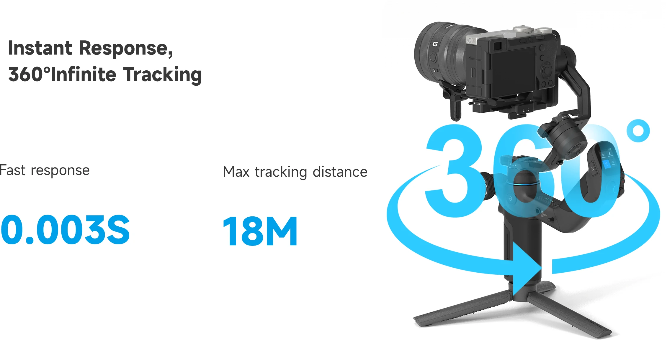FeiyuTech SCORP Mini 3 Pro 3-in-1 Gimbal für Mirrorless-, Action-Kameras und Smartphones mit KI-Tracking 4.0, Abnehmbarer Griff, Unterstützt bis zu 2 kg, 14 h Akkulaufzeit – Detail 14
