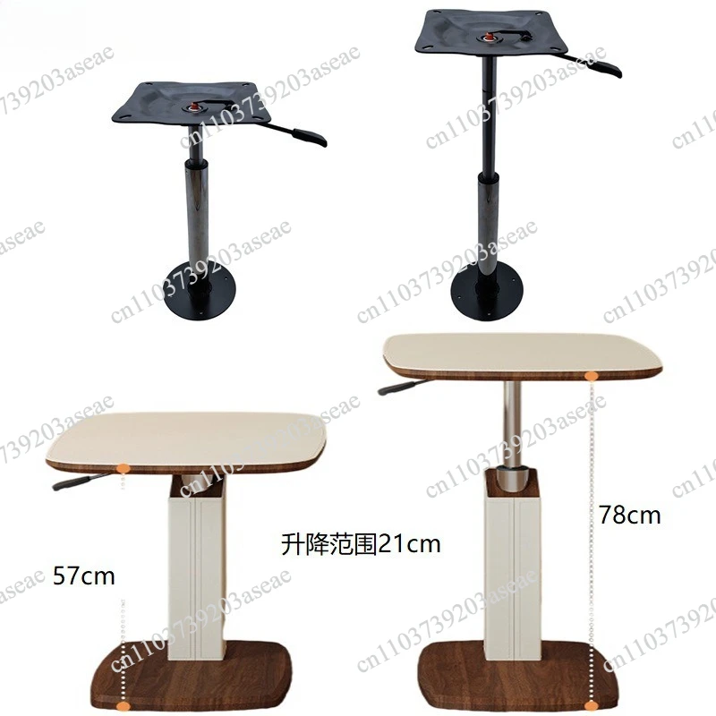 Hydraulic rod multifunctional lifter sofa table board desktop rotating hinge simple frame