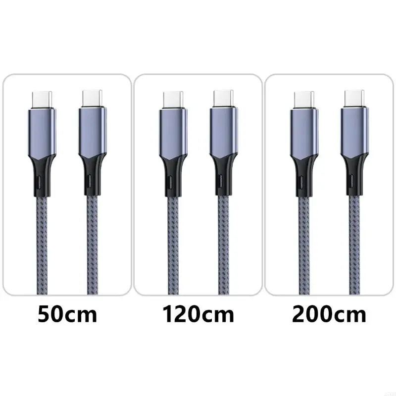 270b 8K60Hz Typec USB C Кабель 40 Гбит / с передачи данных с мощностью зарядки 240 Вт для таблеток для ноутбуков и многого