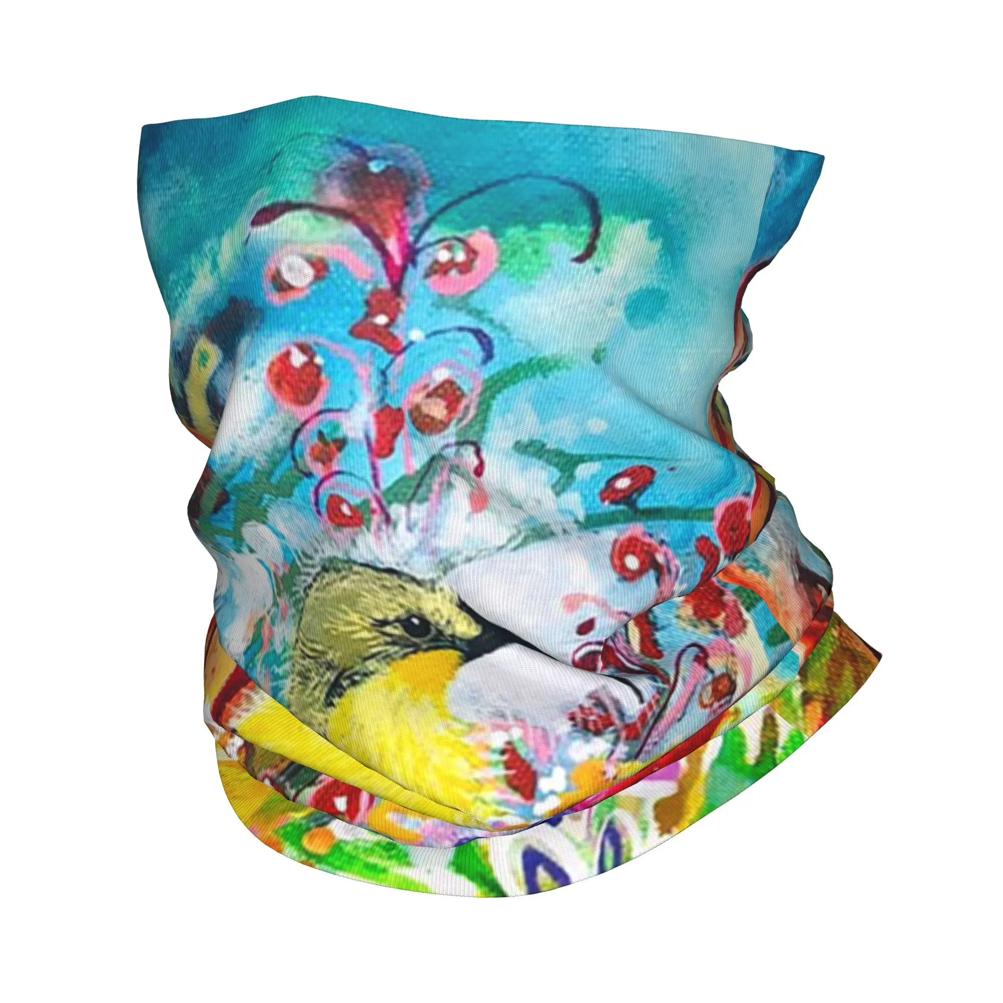 Sage Sunbird Bird Bandana Neck Gaiter Printed Mask Scarf Warm Balaclava Riding Unisex Adult
