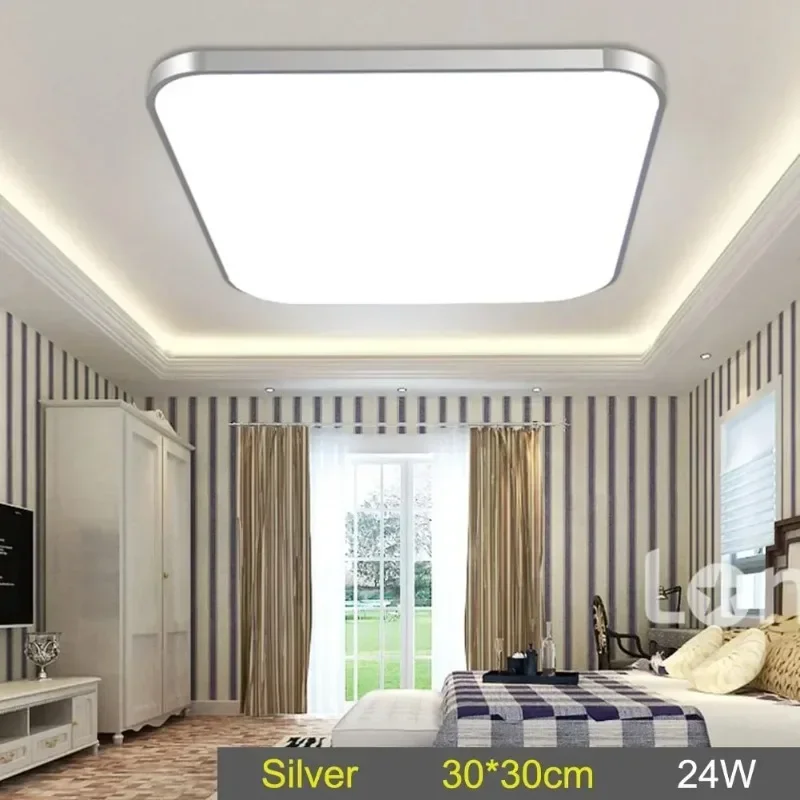 

Decorative Square Energy Saving LED Ceiling Down Light Lamp 24W For Bedroom Living Room 88 Led Ceiling Lamps Ceiling light
