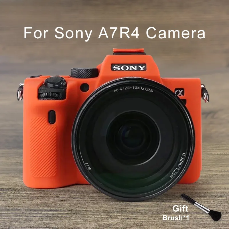 Soft Silicone Rubber Camera Case Armor Skin DSLR bag Cover for Sony A7R4 A7M4 ILCE-7RM4 Alpha 7R IV