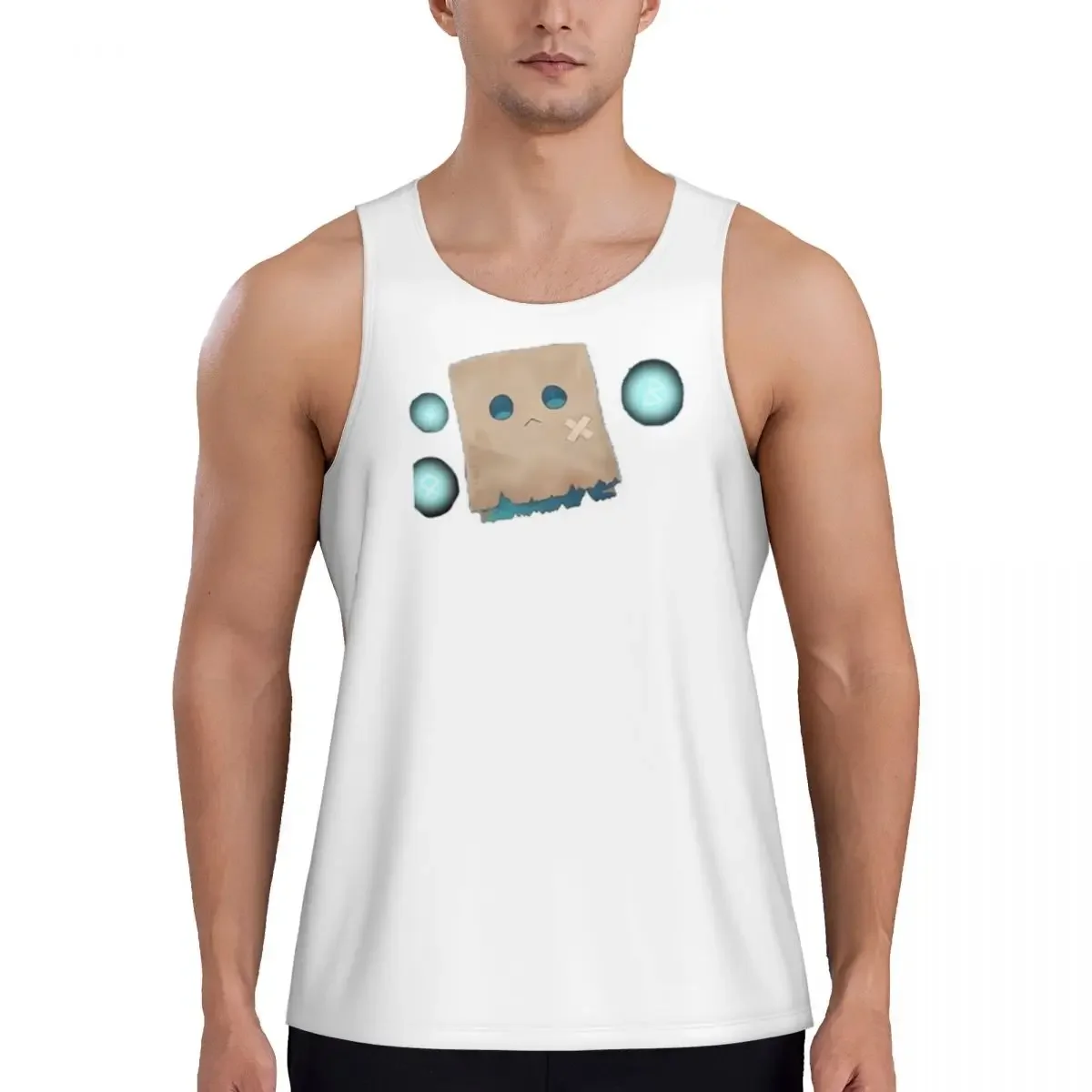 Quick Dry Nanashi Mumei - Nameless Friend Gym Tank Muscle Sleeveless Shirt Bodybuilding Breathable Vest