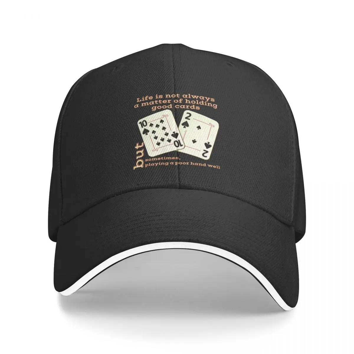 Poker fan, Doyle Brunson, 10-2, Texas hold em, world series, Funny Poker, Lucky poker shirt, Poker Player Baseball Cap