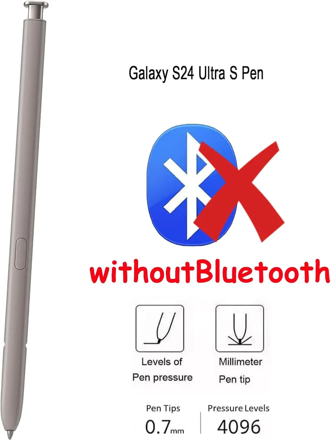 S21/S22/S23/S24/S25 الترا ستايلس القلم لسامسونج غالاكسي S21-S25 الترا S القلم ستايلس شاشة تعمل باللمس القلم SPen دون بلوتوث