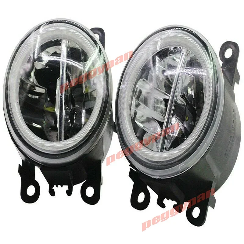 LED Fog Light Kit, Angel Eye Rings, HD Glass Lens, DRL Daytime Running Lamp, Fit for Opel Meriva A 2006-2010, New