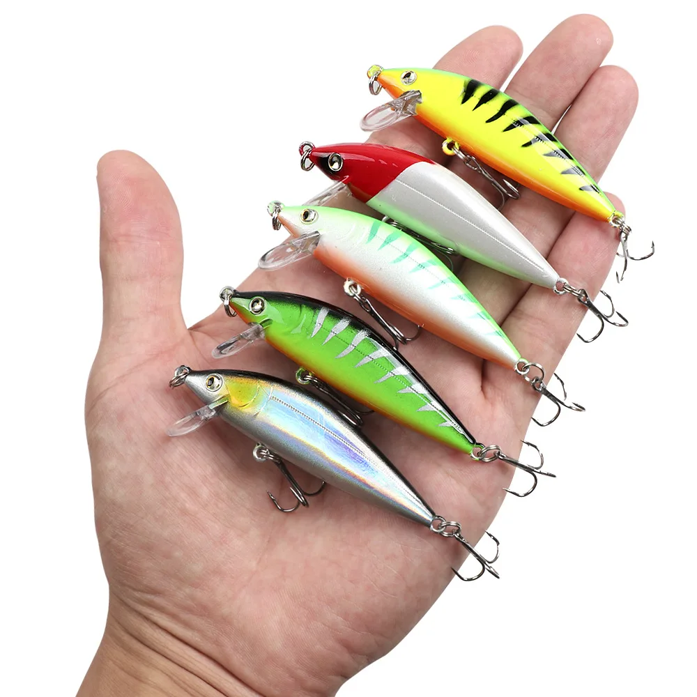 Señuelo Minnow hundimiento con ojos 3D – Wobbler de plástico - imagen 4