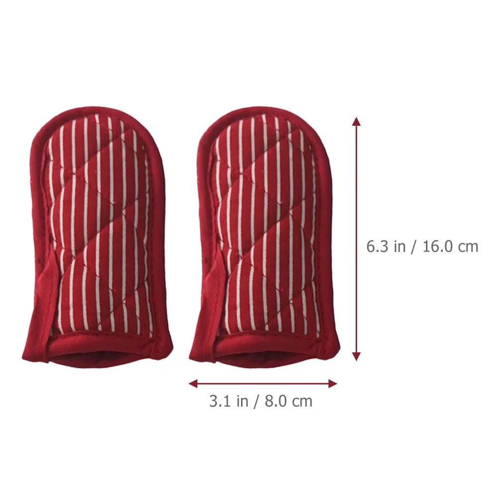 

8pcs Heat Resistant Handle Covers Cotton Pan Sleeve Non-Slip Pot Holder For Cast Iron Skillet Kitchen Safety Tool Home Cooking