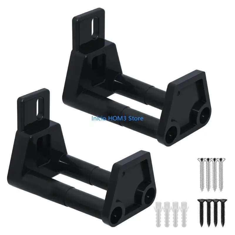 A5YD Pack Of 2 Adjustable Sliding Door Floor Guides for Barn Closet Stability