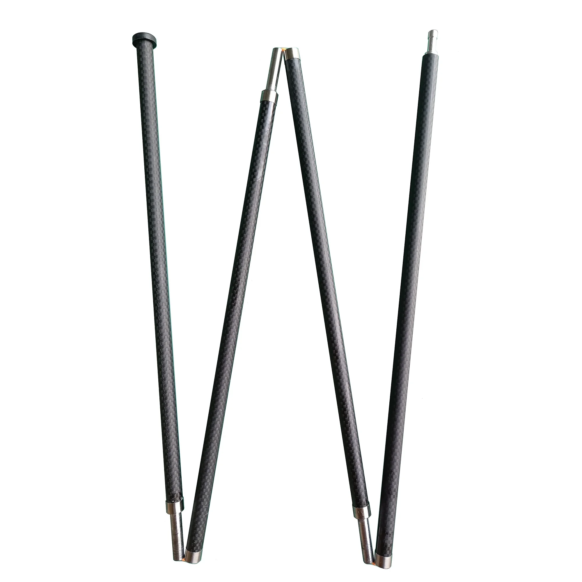 

125cm carbon Fiber With Titanium Pole Ultralight 3F Lanshan Asta Zpacks Tent Support Rod Sturdy Stiff Rigid Tent Pole