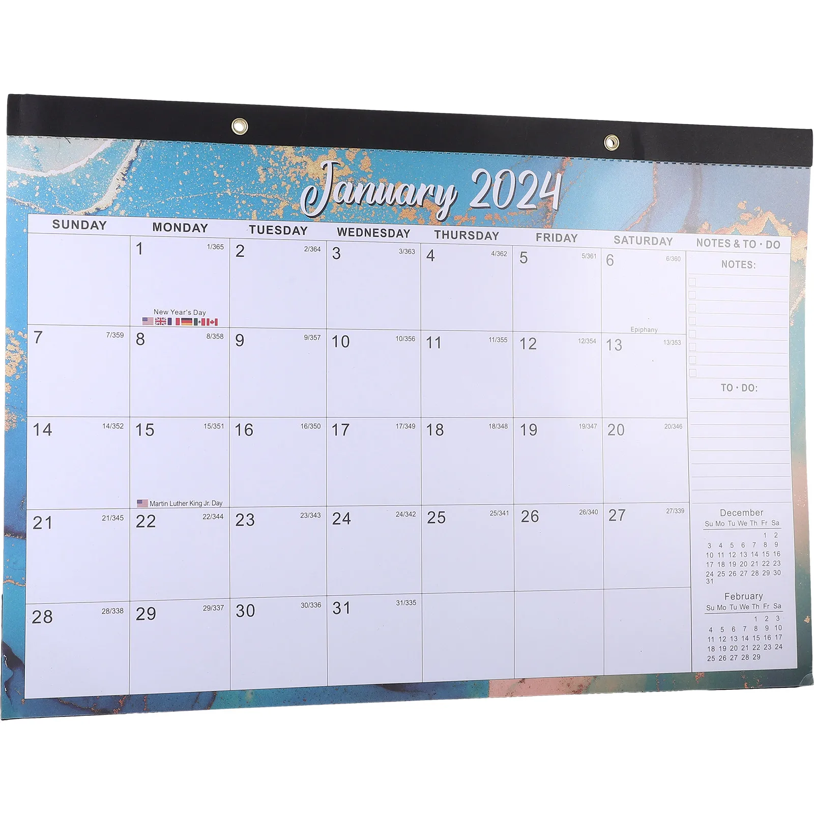 

18pcs Wall For Home 2024-2025 Monthly Appointment Calendar Sturdy Hanging Calendar For Office Room Daily Use Printing Product