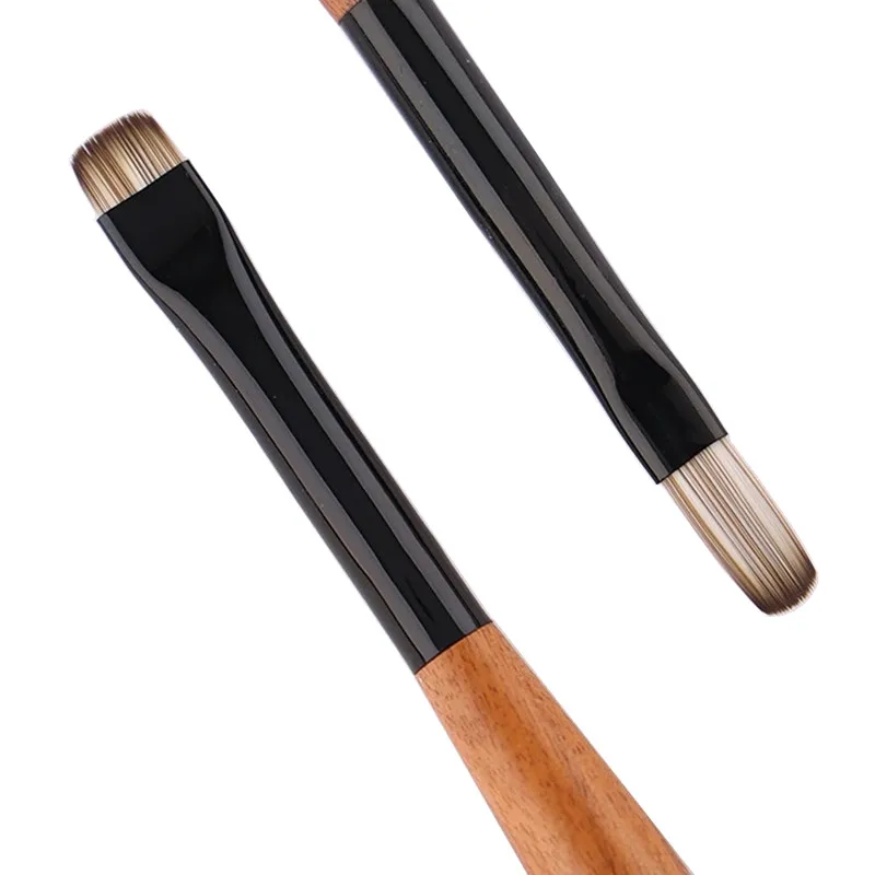 1/2개 세트 샌달우드 젤 페인팅 브러쉬 네일 아트 젤 팁 연장 아크릴 빌더 액세서리 네일 아트 브러쉬