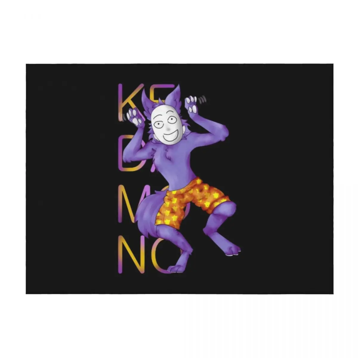 

Kedamono Popee The Performer Throw Blanket for sofa Soft Plaid Plaid For Sofa Thin Blankets