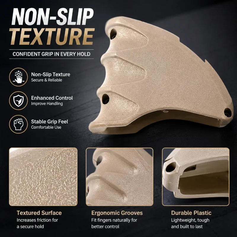 Ergonomic Matte Nylon Textured Hand Support Frame Anti Abrasion DIY Hobby Model Spare Parts Hollow Cutout  Decor Ornament