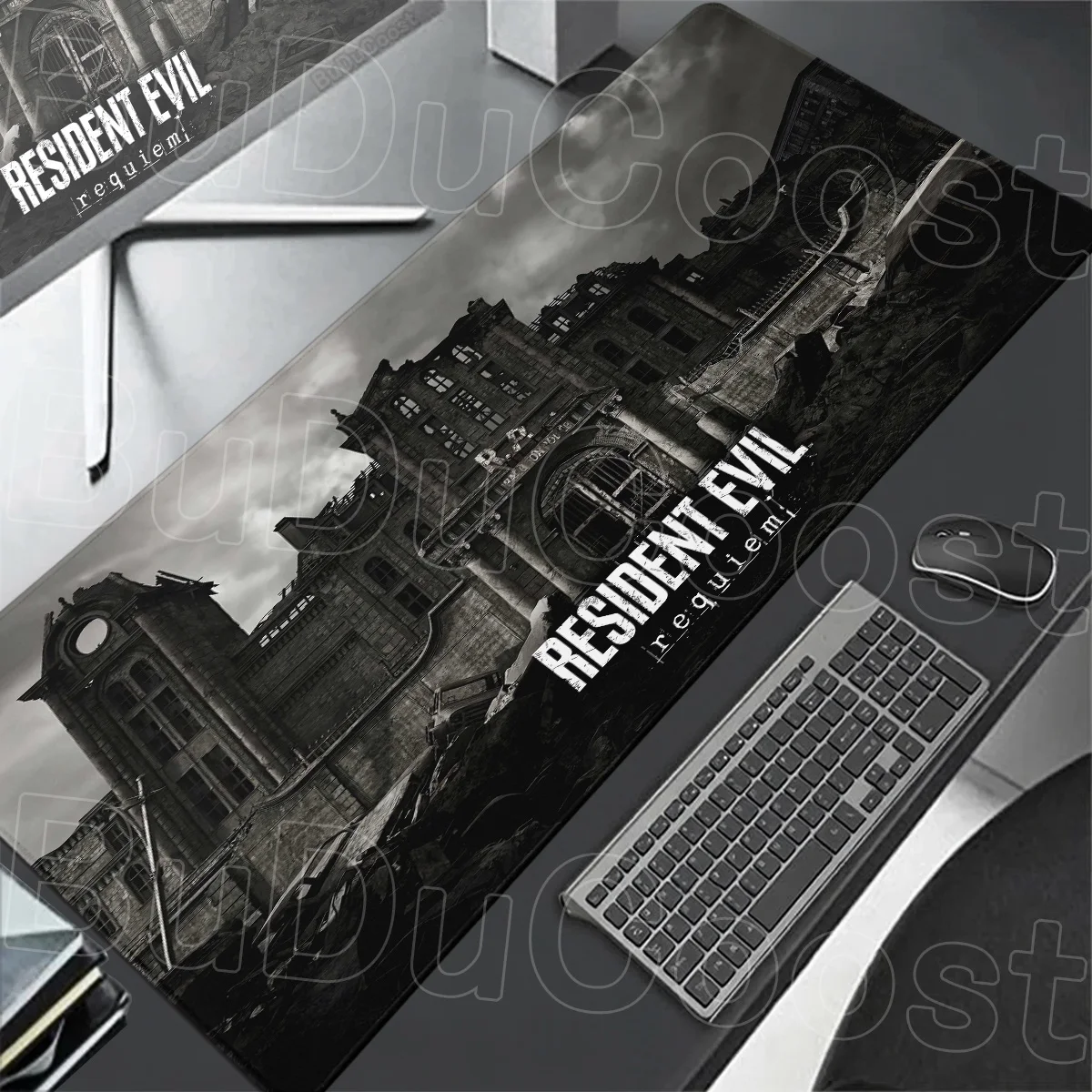 HD Custom Computer Office Mouse Pad Gamer Speed Keyboard Table Mat XXL Hot Gaming R-Resident Evil Requiem Rubber Non-slip Carpet