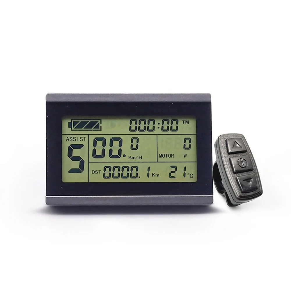 

2025 Электрический велосипед E Bike Meter 24 В 36 В 48 В KT LCD3 Ebike Дисплей Водонепроницаемый разъем для контроллера KT
